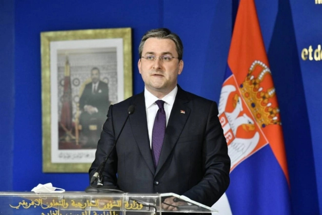 Le ministre des Affaires étrangères de la République de Serbie, Nikola Selaković