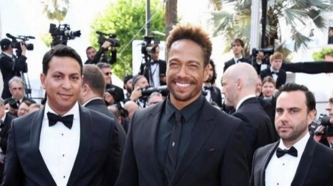 hicham Hajji et Gary Dourdan au Festival de Cannes
