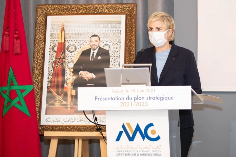 Nezha Hayat, présidente de l'autorité marocaine du marché des capitaux (AMMC).