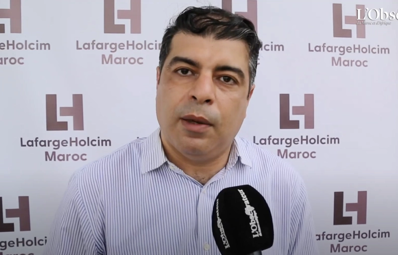 Najib Ribi, patron de l'usine de LafargeHolcim de Settat