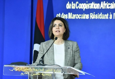 Najla Mangoush, ministre libyenne des Affaires étrangères.