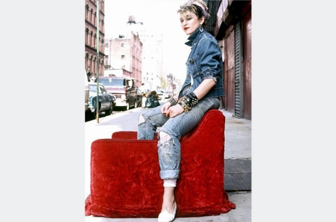 Madonna a été l'une des stars ayant contribué au succès du jeans déchiré