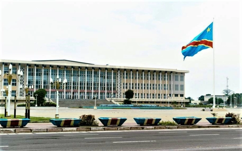 Le Parlement de la RDC, à Kinshasa.