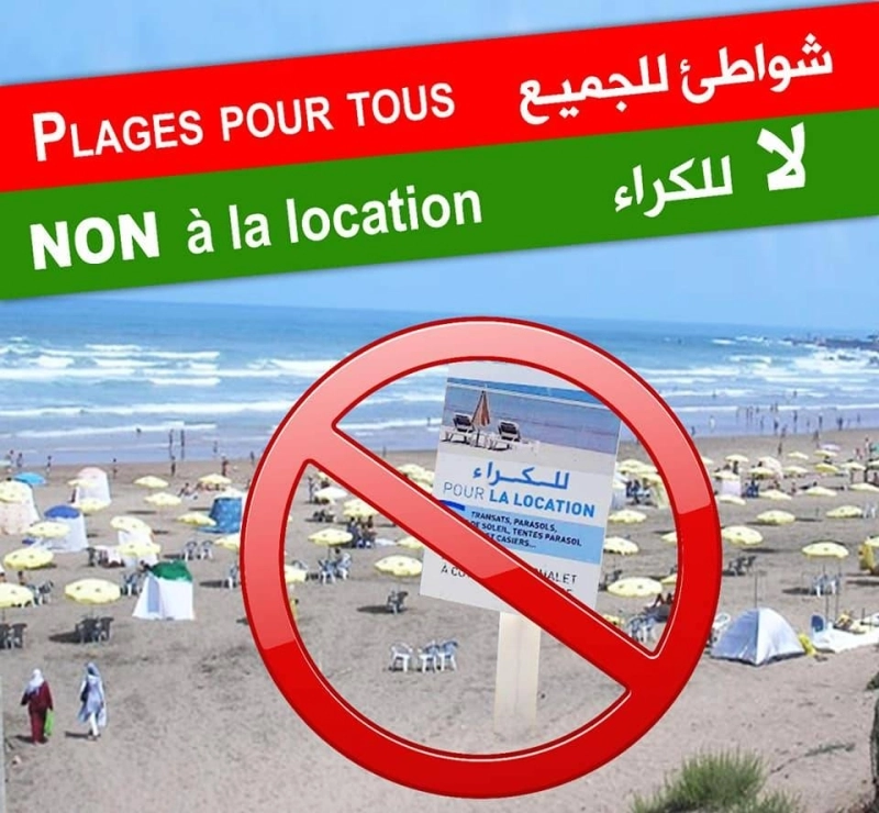 Les plages sont pour tout le monde gratuitement