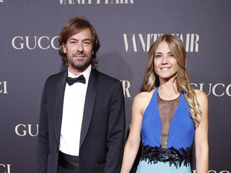 Santiago Pedraz et sa compagne l'avocate Sylvia Córdoba au Gala de Vanity Fair, septembre 2018.