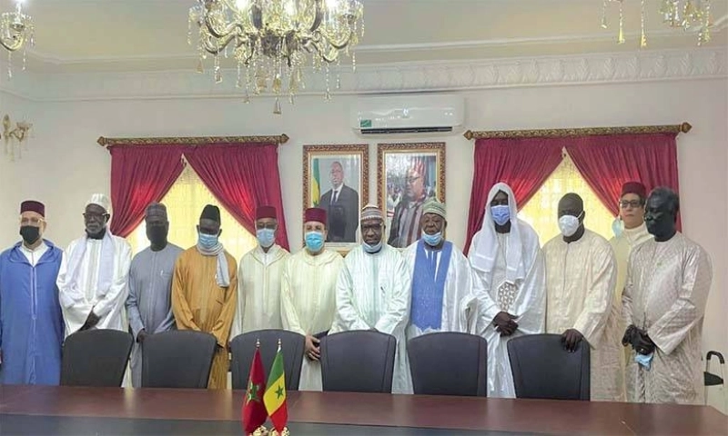 Une vue de la cérémonie d'inaugurtion du siège de la Fondation Mohammed VI des Oulémas à Dakar