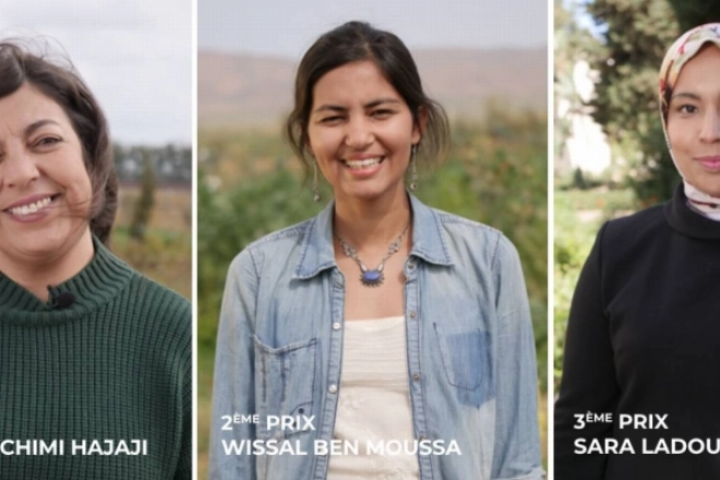 Les trois lauréates du Prix "Terre des femmes" 2021