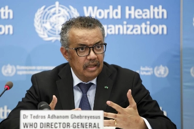 le DG de l'OMS, Tedros Adhanom Ghebreyesus
