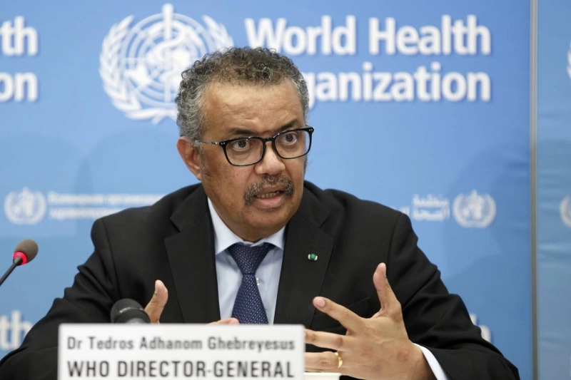 le DG de l'OMS, Tedros Adhanom Ghebreyesus