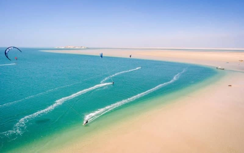 Plage Oum Lbouir à Dakhla