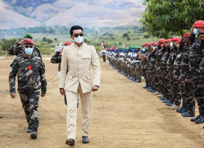 Le Président malgache Andry Rajoelina
