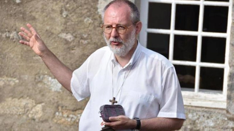 La victime, le père Olivier Maire