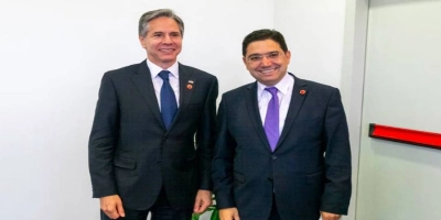 Antony Blinken et Nacer Bourita.