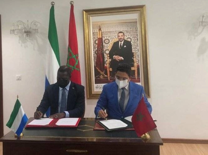 Signature des accords maroco-sierra-leonais
