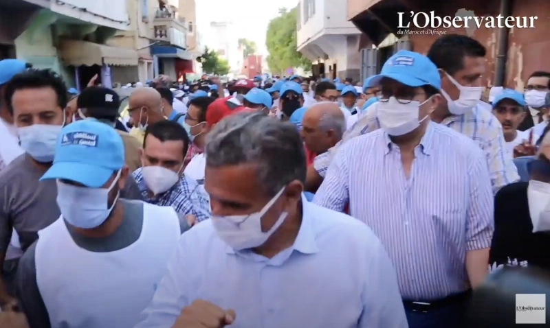 Une vue de la campagne de terrain menée par le RNI à Mohammedia
