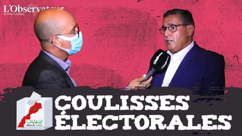 Le président du RNI, Aziz Akhannouch répondant aux questions de L'Observateur du Maroc