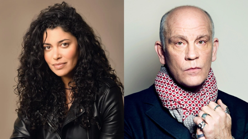 Nadia Benzakour et John Malkovich