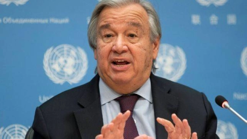 Le Secrétaire général de l'ONU, Antonio Guterres