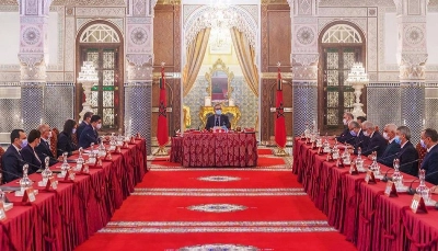 Le Roi Mohammed VI présidant le Conseil des ministres