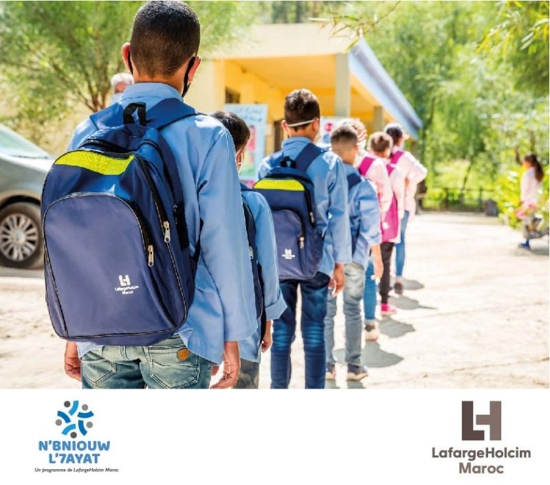 LafargeHolcim. Opération Rentrée scolaire 2021.