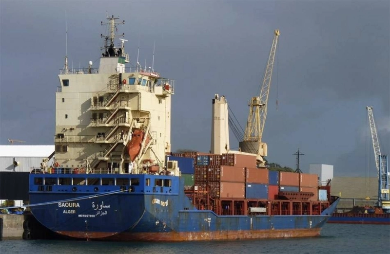 Le cargo "Saoura" de l'Etat algérien bloqué au port de Brest