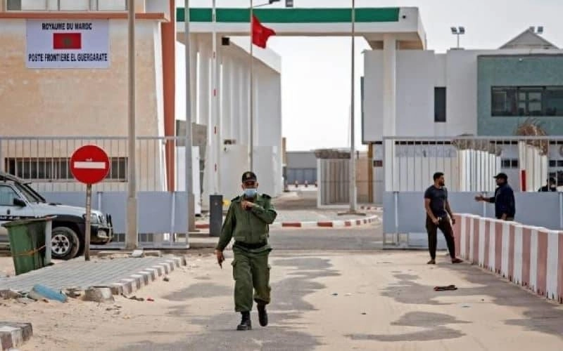 Le passage de Guergarat entre le Maroc et la Mauritanie