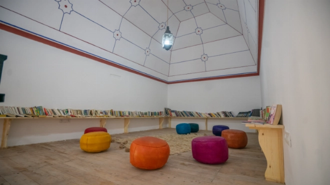 La Bibliothèque du Centre Les Etoiles de Jamaa El Fna