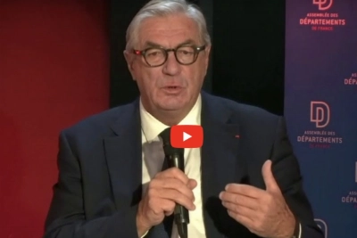 Le président de l’Assemblée des Départements de France (ADF) et du département de la Côte d’Or, François Sauvadet