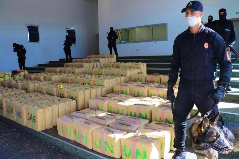 Saisie d'importantes quantités de drogue à Casablanca