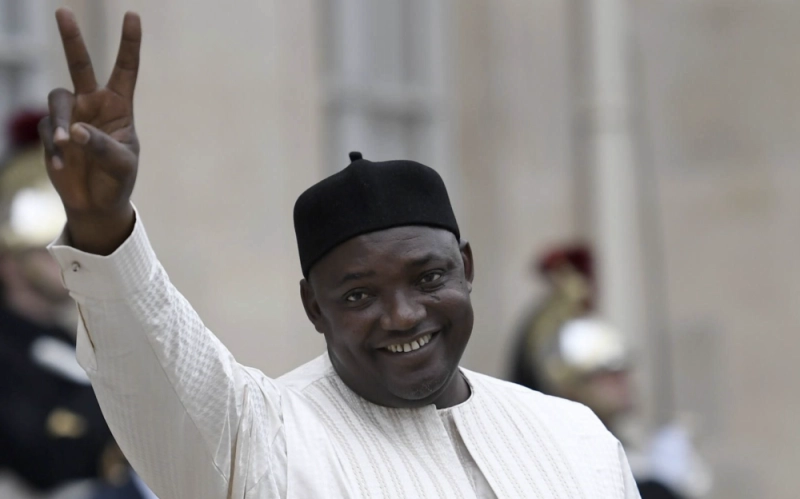 Le Président de la Gambie Adama Barrow