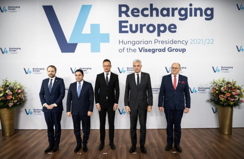 Photo de famille de Visegrad Groupe V4 Maroc