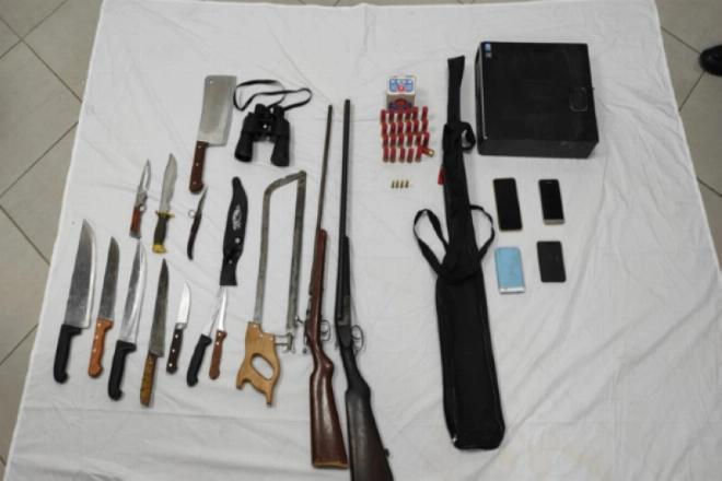 Armes saisies dans le cadrev de cette large opération
