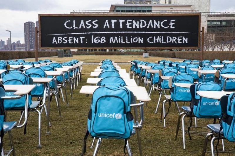 214 millions d’enfants de par le monde ont manqué plus des trois quarts de leur scolarité en présentiel