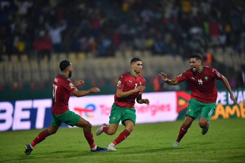 Achraf Hakimi considère son but marqué sur coup franc contre le Gabon, le meilleur de sa carrière