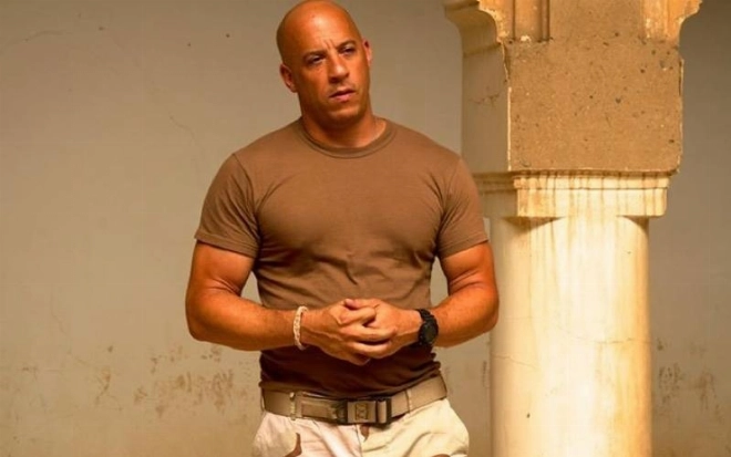 Vin Diesel pendant le tournage du film de Ang Lee dans le sud marocain