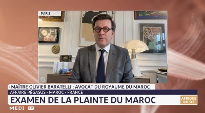 Me Olivier Baratelli, avocat du Maroc dans l'affaire dite Pegasus, répondant aux questions de Medi1TV