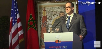 Discours de Philip Blumberg, représentant de la délégation américaine au Forum d'investissement Maroc-USA à Dakhla.