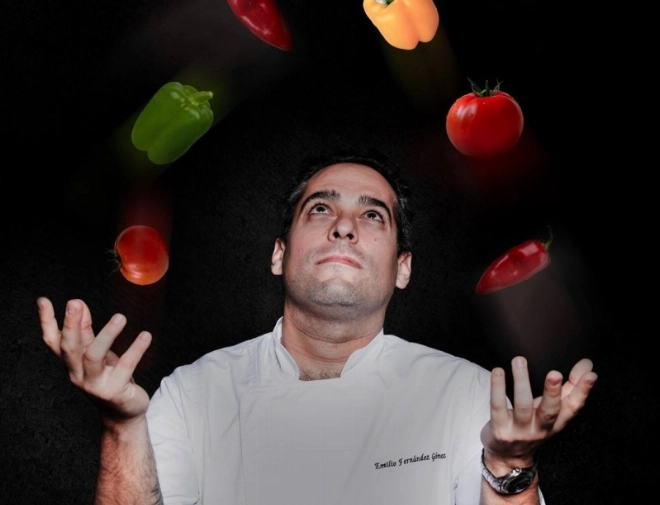 Le chef mexicain Emilio Fernández Gómez est connu pour son mix acide-salé.