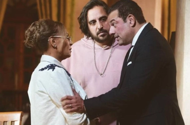 Rhany Kabbaj en compagnie de Nezha Regragui et Ali Mejboud dans la série Safi salina.