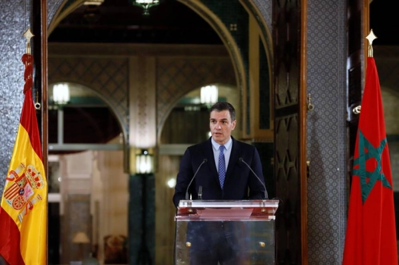 Conférence de presse du chef du gouvernement espagnol, Pedro Sanchez