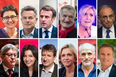 Les candidats à la présidentielle françaises 2022