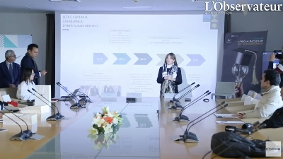 Présentation à la presse de la nouvelle formation proposée par l'Ecole centrale de Casablanca