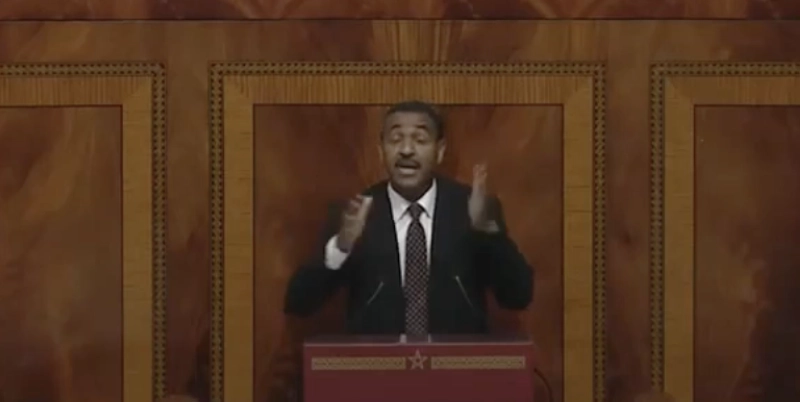 Abderrahim Chahid, chef du groupe parlementaire socialiste à la Chambre des représentants.