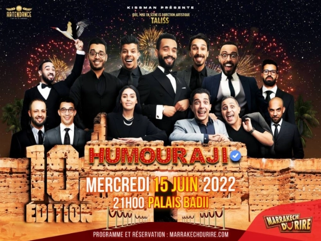 HUMOURAJI réunira une dizaine d’humoristes autour de Taliss.