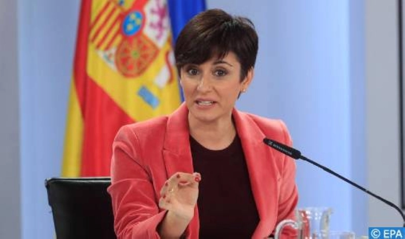 Isabel Rodríguez, porte-parole du gouvernement espagnol.