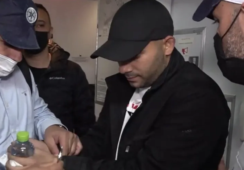 Photo de la police israélienne de l'arrestation de Lior Hadad, 36 ans, pour le meurtre de Zion Yanna en 2012