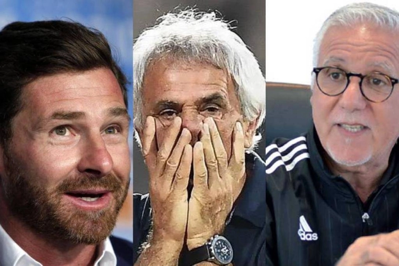 André Villas-Boas, Vahid Halilhodžić et Nasser Larguet