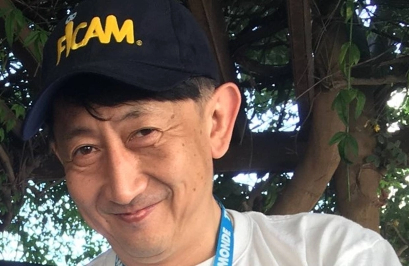Lé réalisateur japonais Ayumu Watanabe au FICAM 2022.