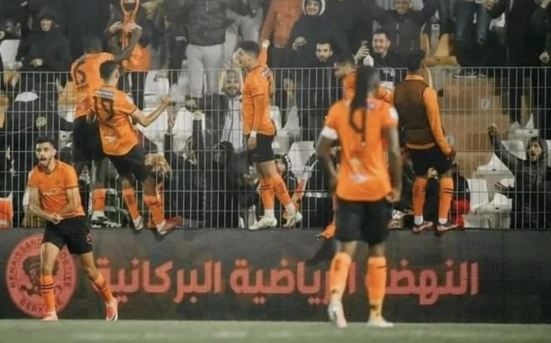 Les joueurs berkanis et leurs supporters jubilent