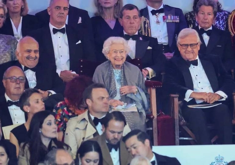 La reine Elizabeth, au jubilé de platine